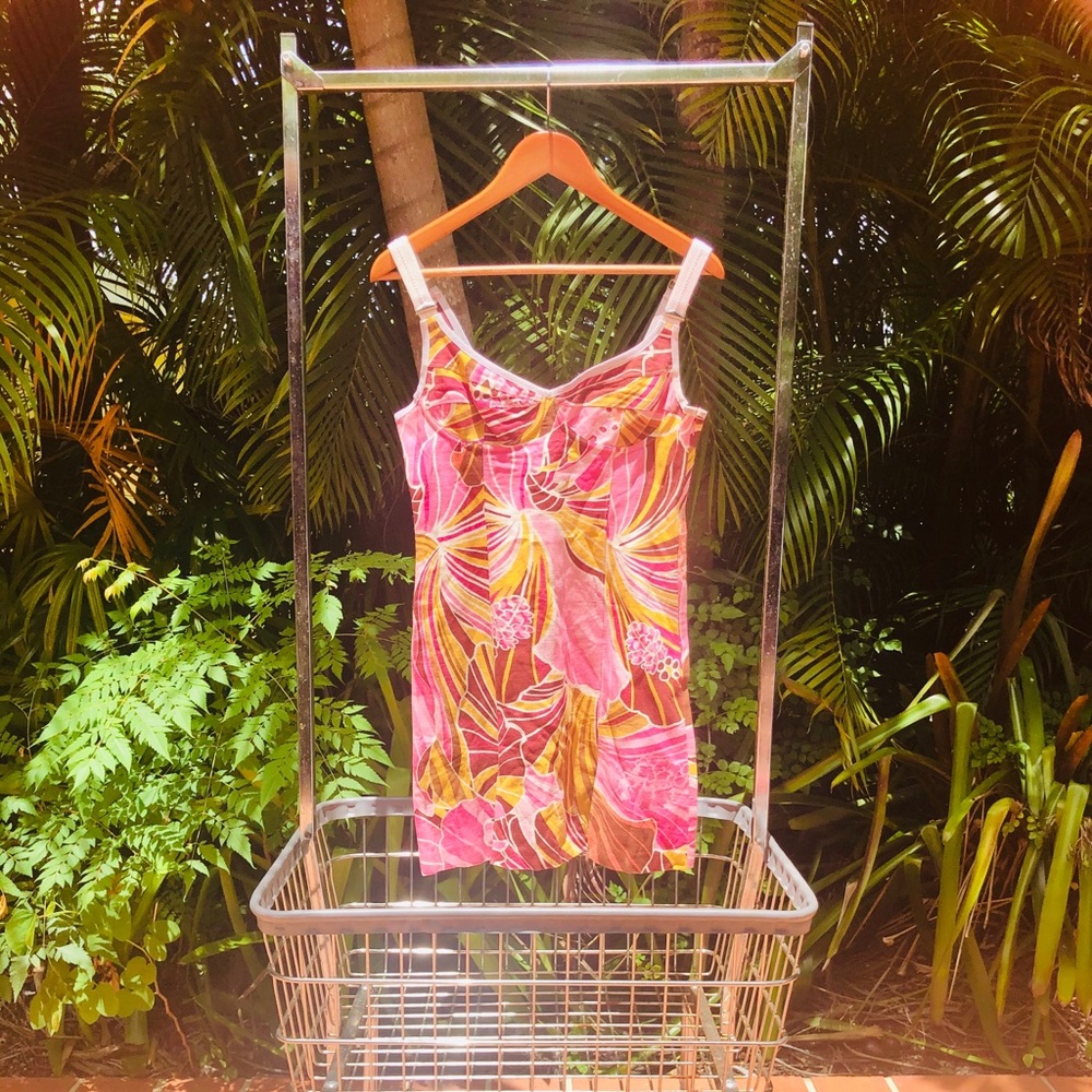 Vintage D&G Floral Mod Mini Dress
